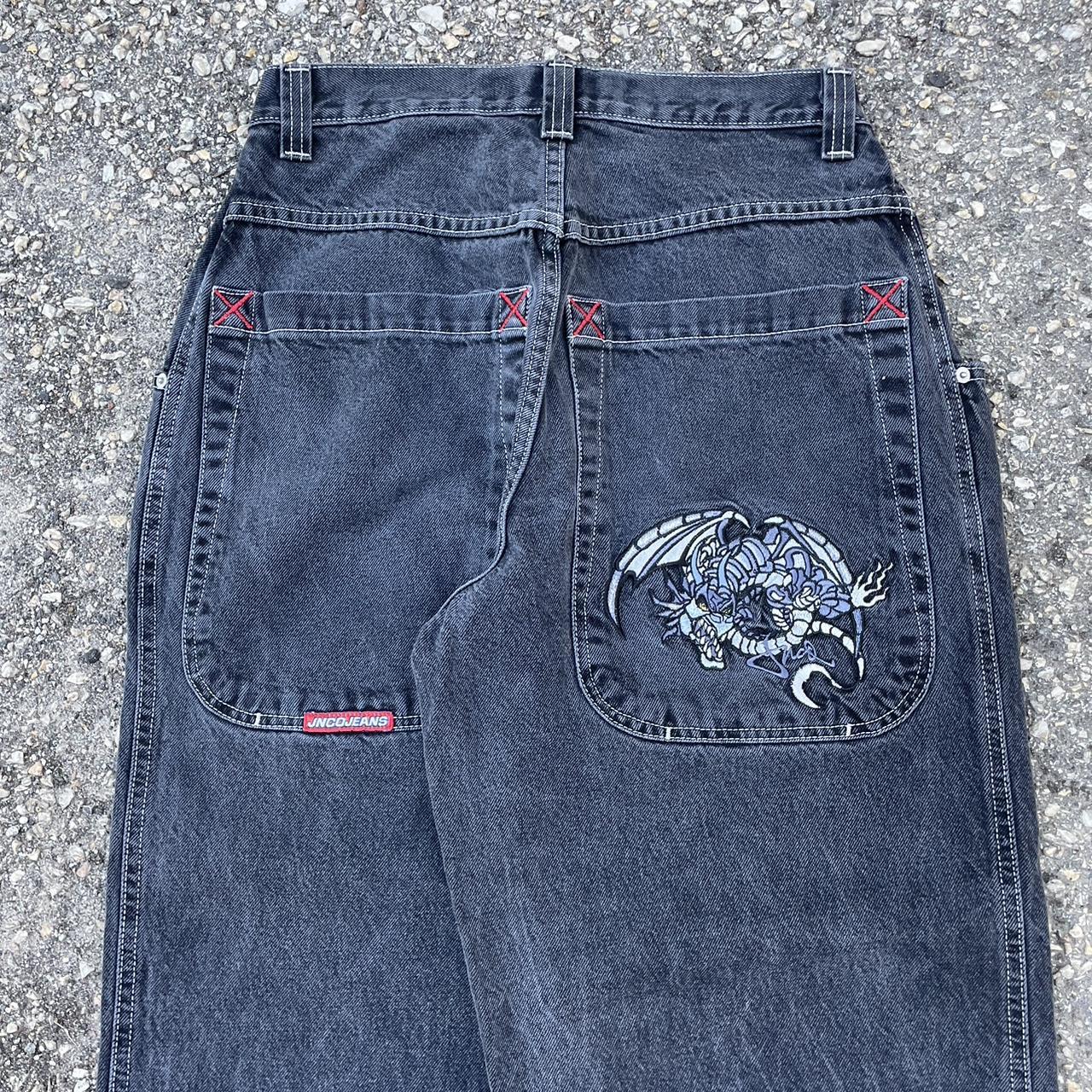 grail JNCO jeans size- tagged 33x32 (fits like a... - Depop