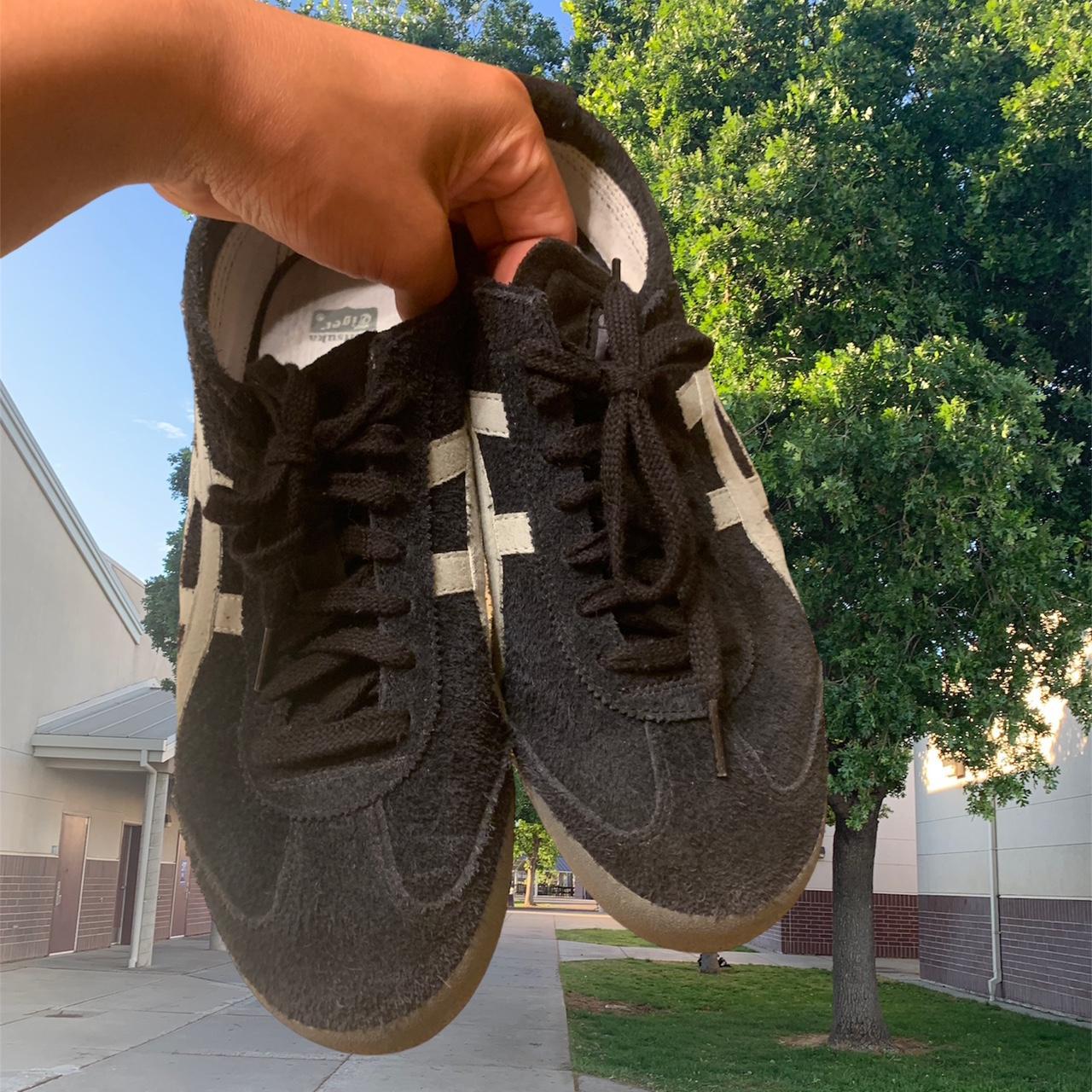 Onitsuka tiger mexico 66 black/gray/yellow pretty... - Depop