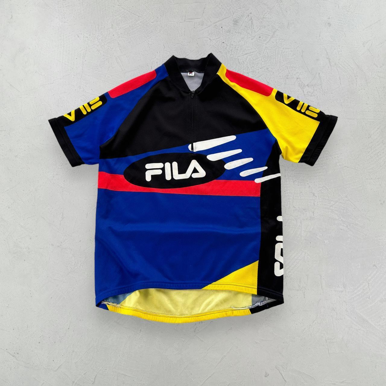 Vintage 90s Medium Cycling top Vintage FILA cycling. Depop