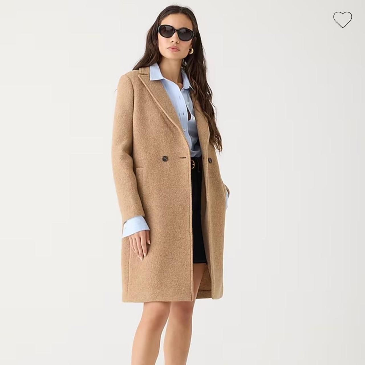 Crew Daphne Topcoat in Italian Wool The Depop