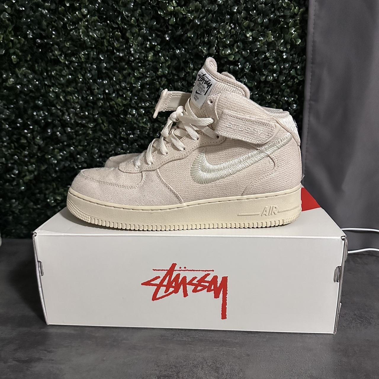 Air Force 1 mid stussy Super clean everyday... Depop