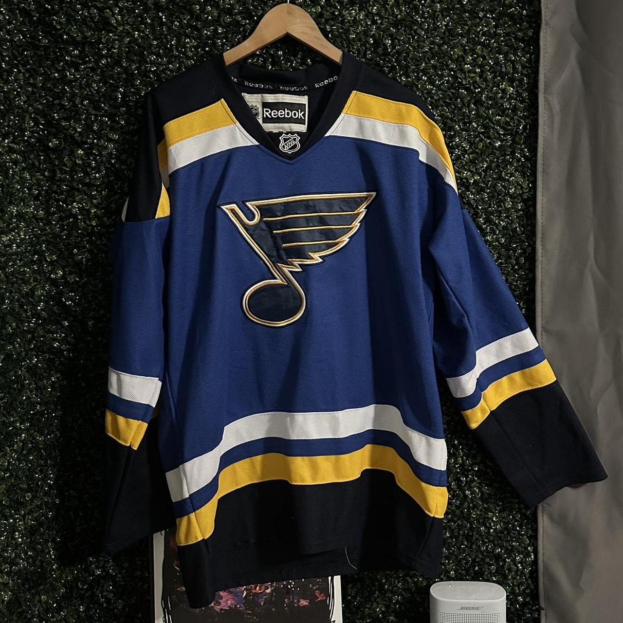 Vintage Reebok NHL St Louis Blues Long Sleeve T - Depop