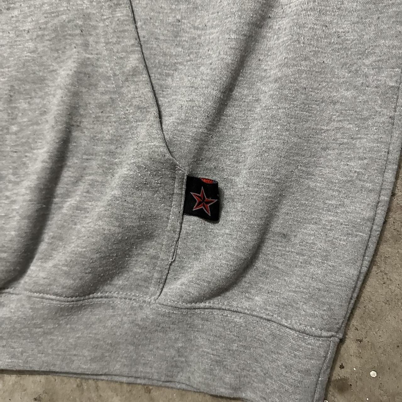 Y2K Top Heavy zip up hoodie sweatshirt Size L L... Depop