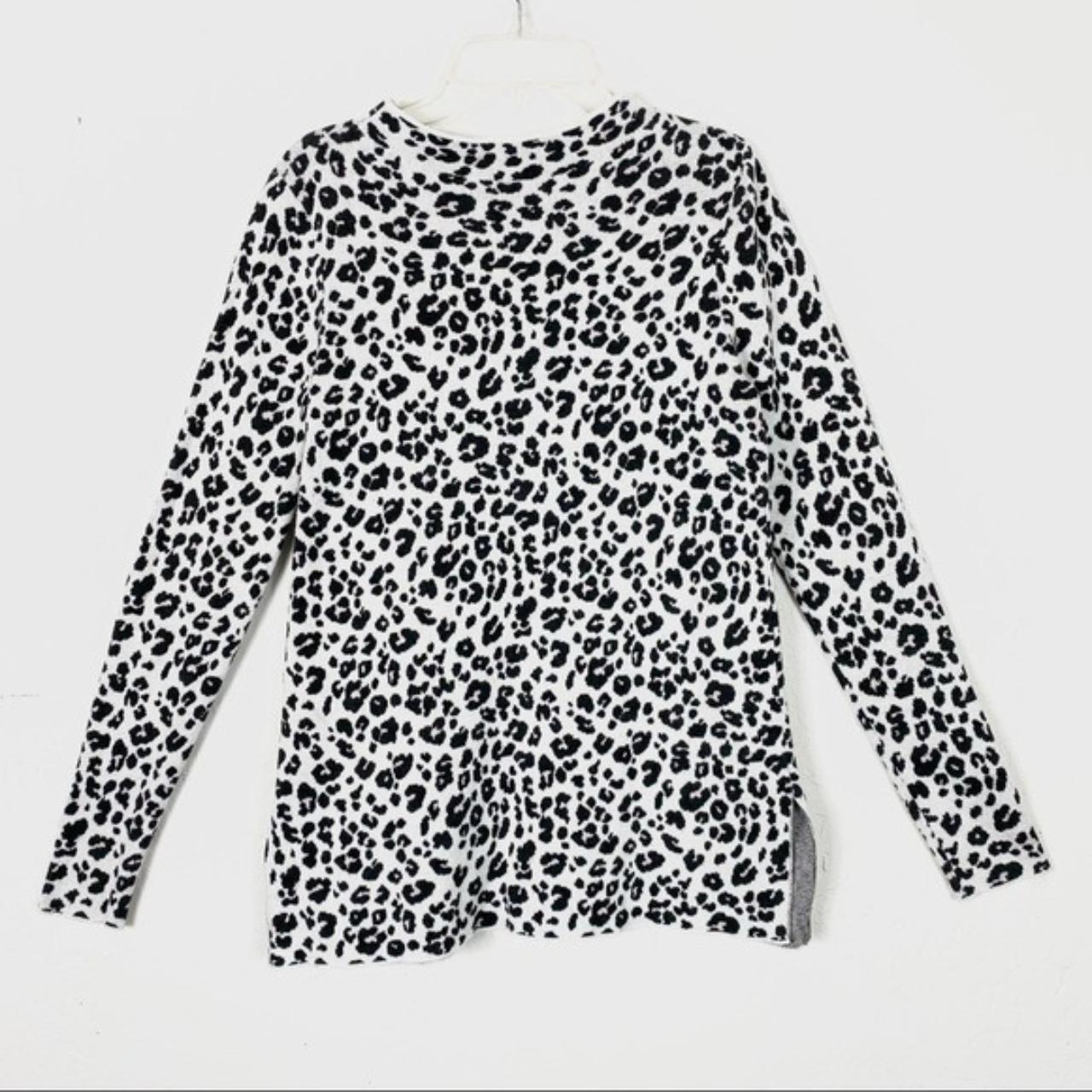 Loft on sale leopard sweater