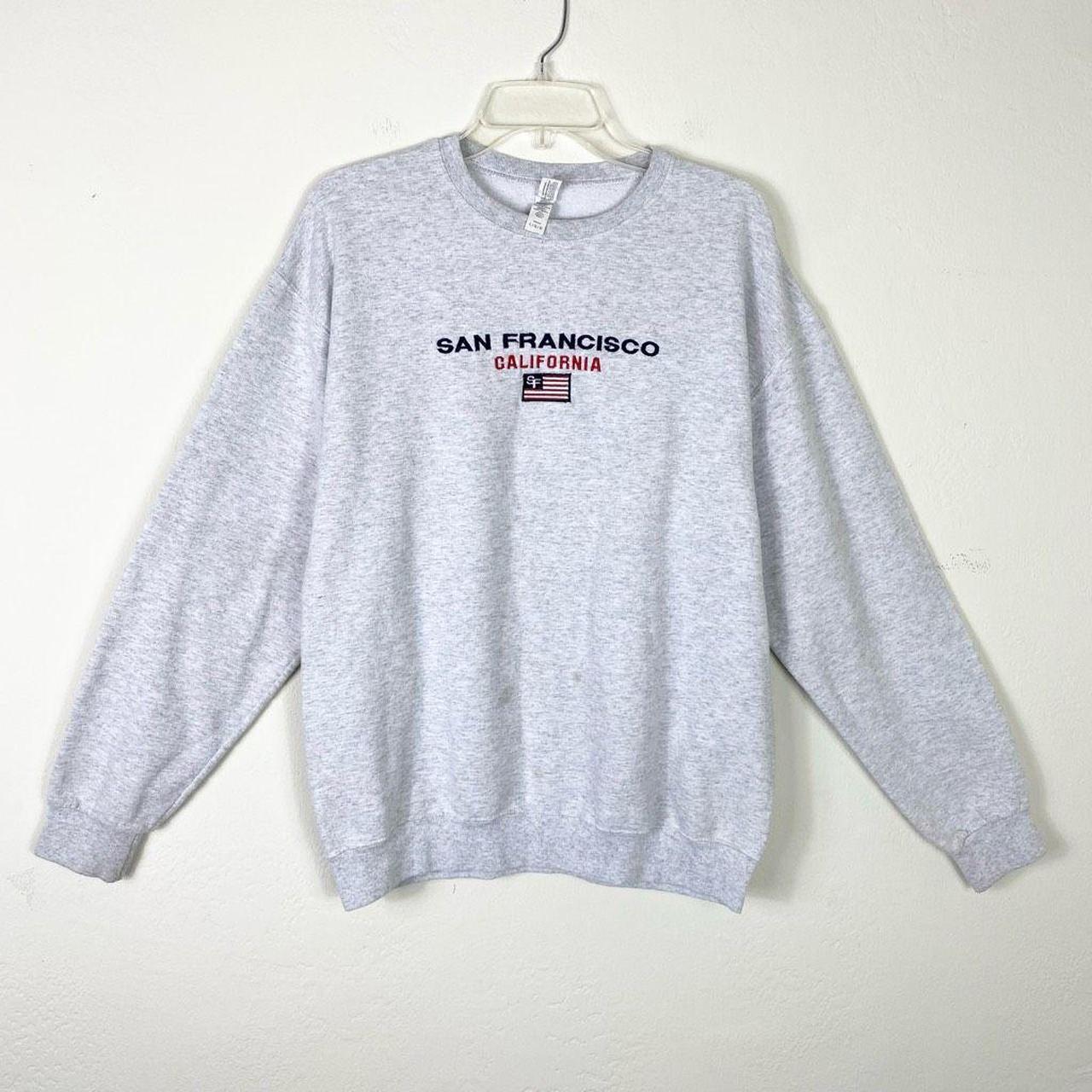 Jerzees Women's Grey Sweatshirt | Depop