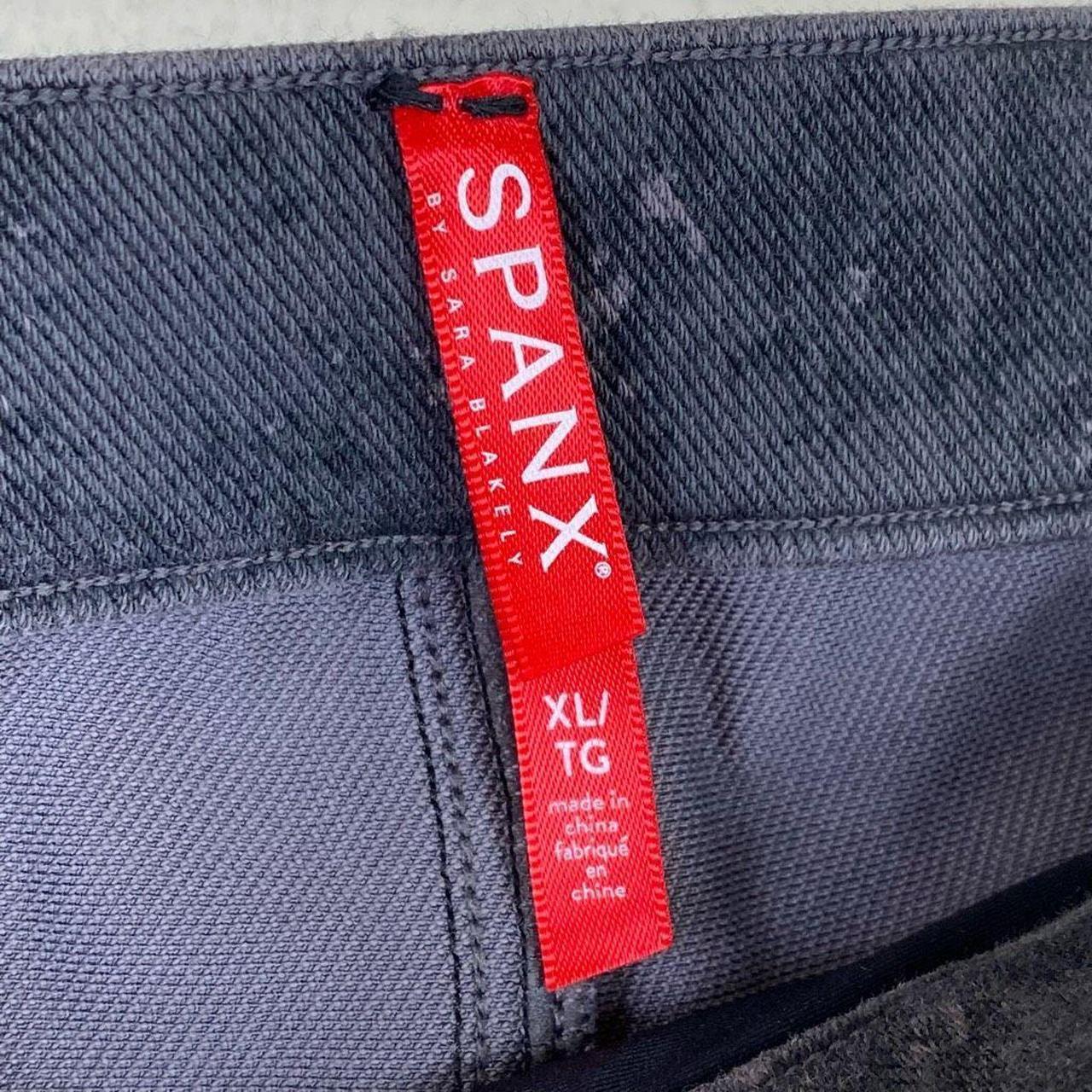 Spanx Mottled Charcoal Grey Skinny Jean Shaping - Depop