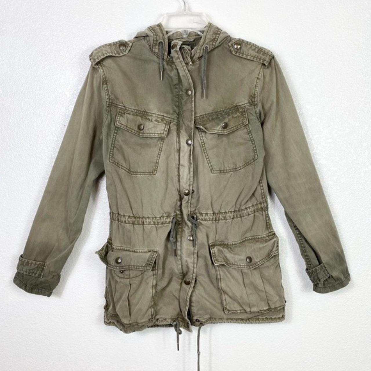 Talula Army Green Anorak Utility Jacket Gently Depop