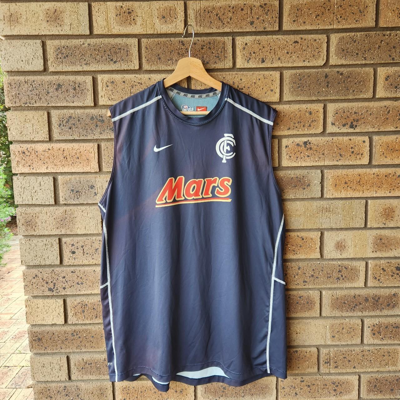 NiKE Afl Carlton jersey Oh these were the days when... - Depop