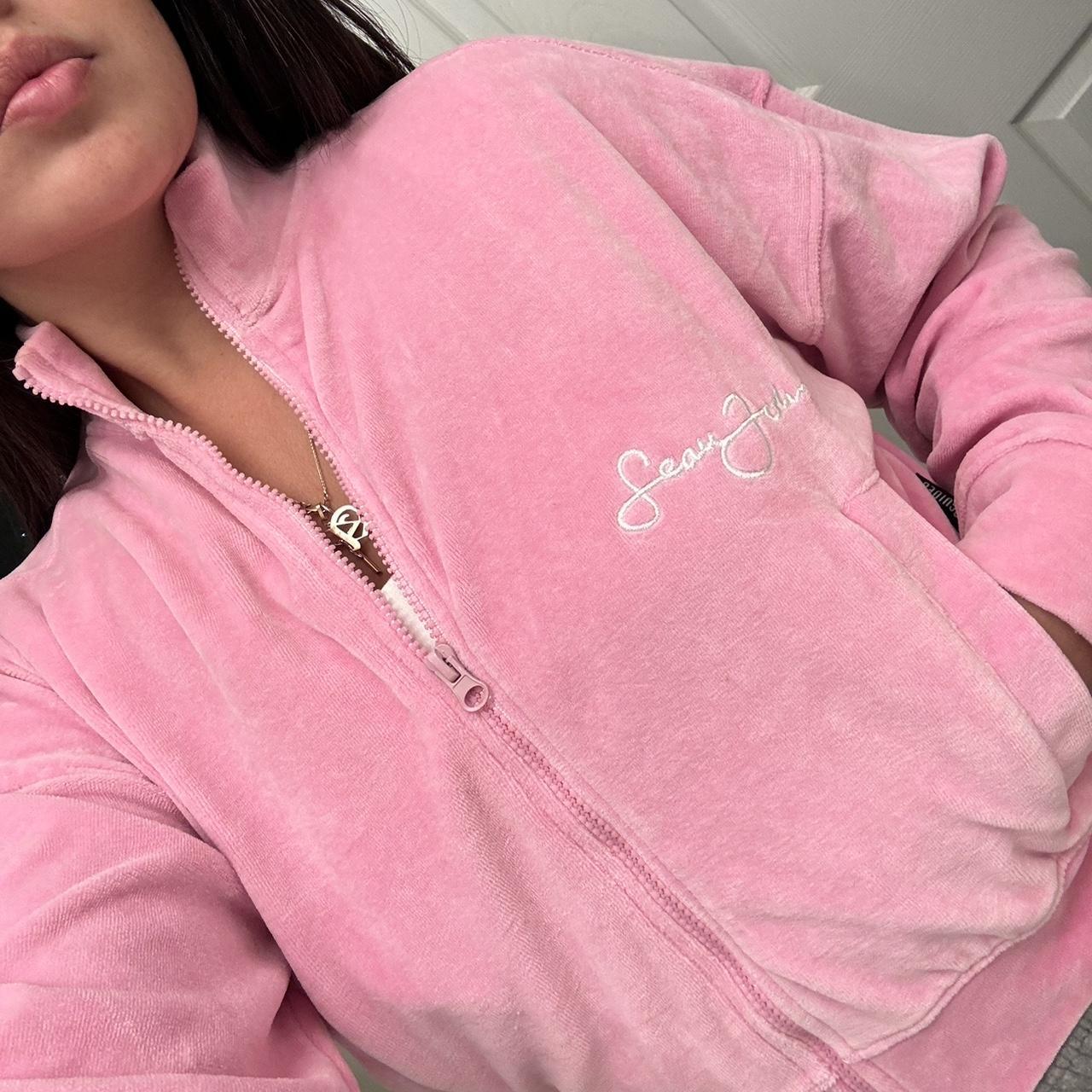 Sean john pink velour tracksuit online