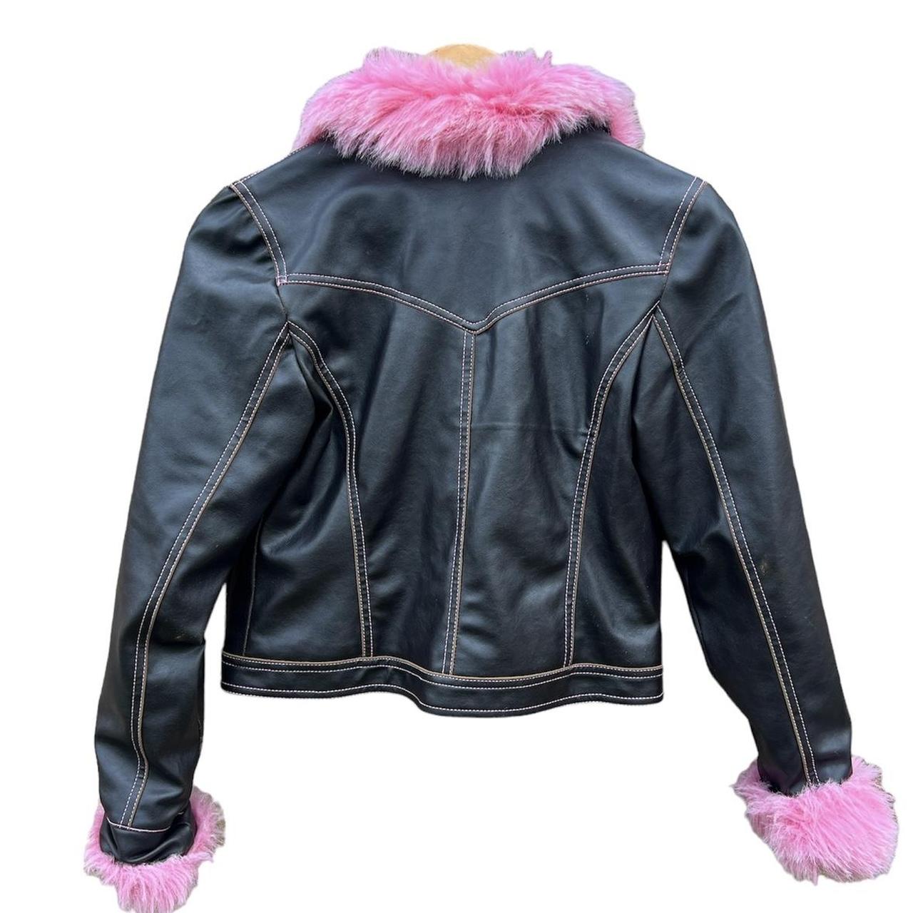 Dollhouse Women's Brown and Pink Jacket Depop