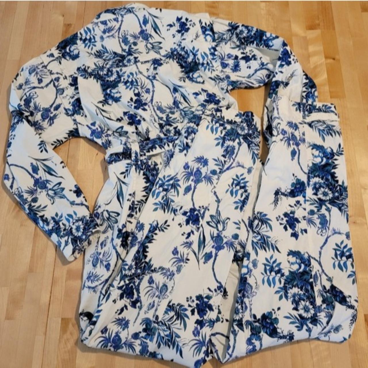 Anthropologie Lucienne Belted Floral Jumpsuit Size... - Depop