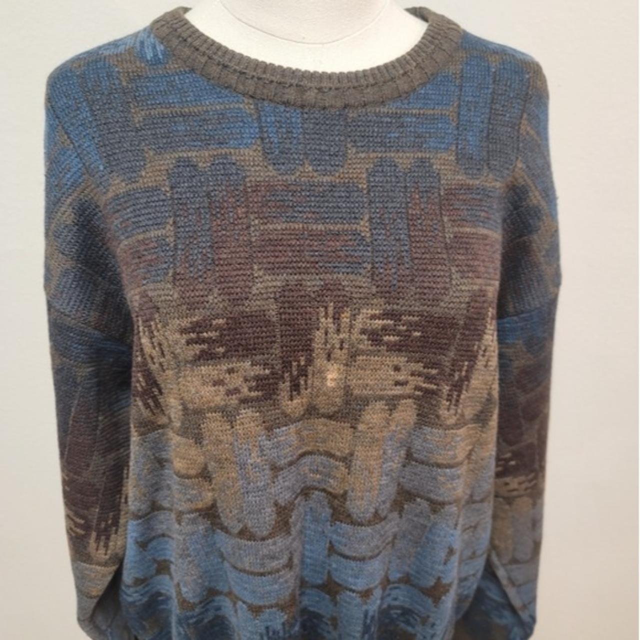 Neiman Marcus Wool Sweater Vintage Size medium,... - Depop