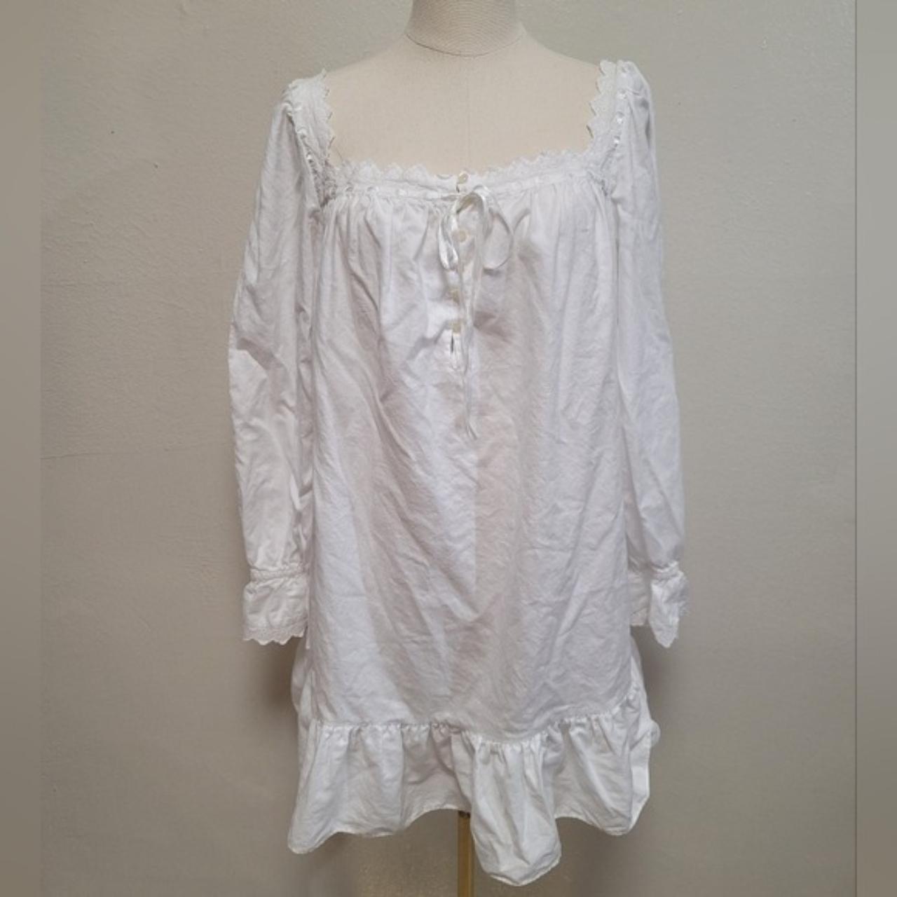 Victoria's Secret Vintage White Nightgown Size... - Depop