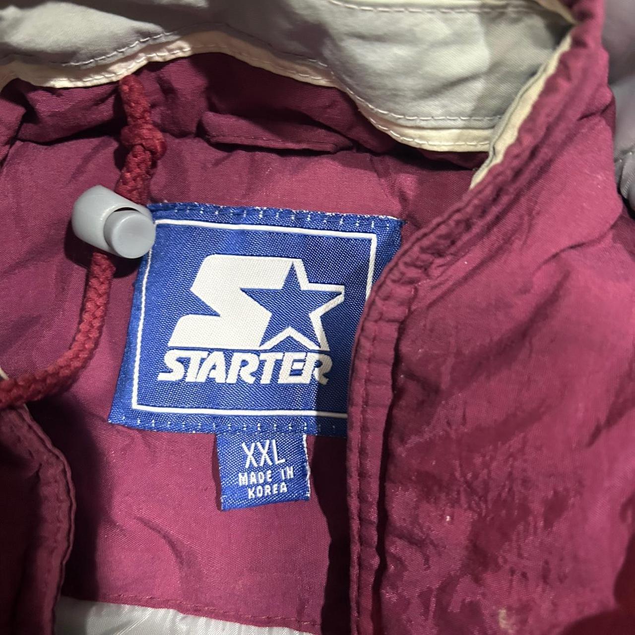 Starter Men's Jacket - Burgundy/Red - XXL – 90’s … - image 4