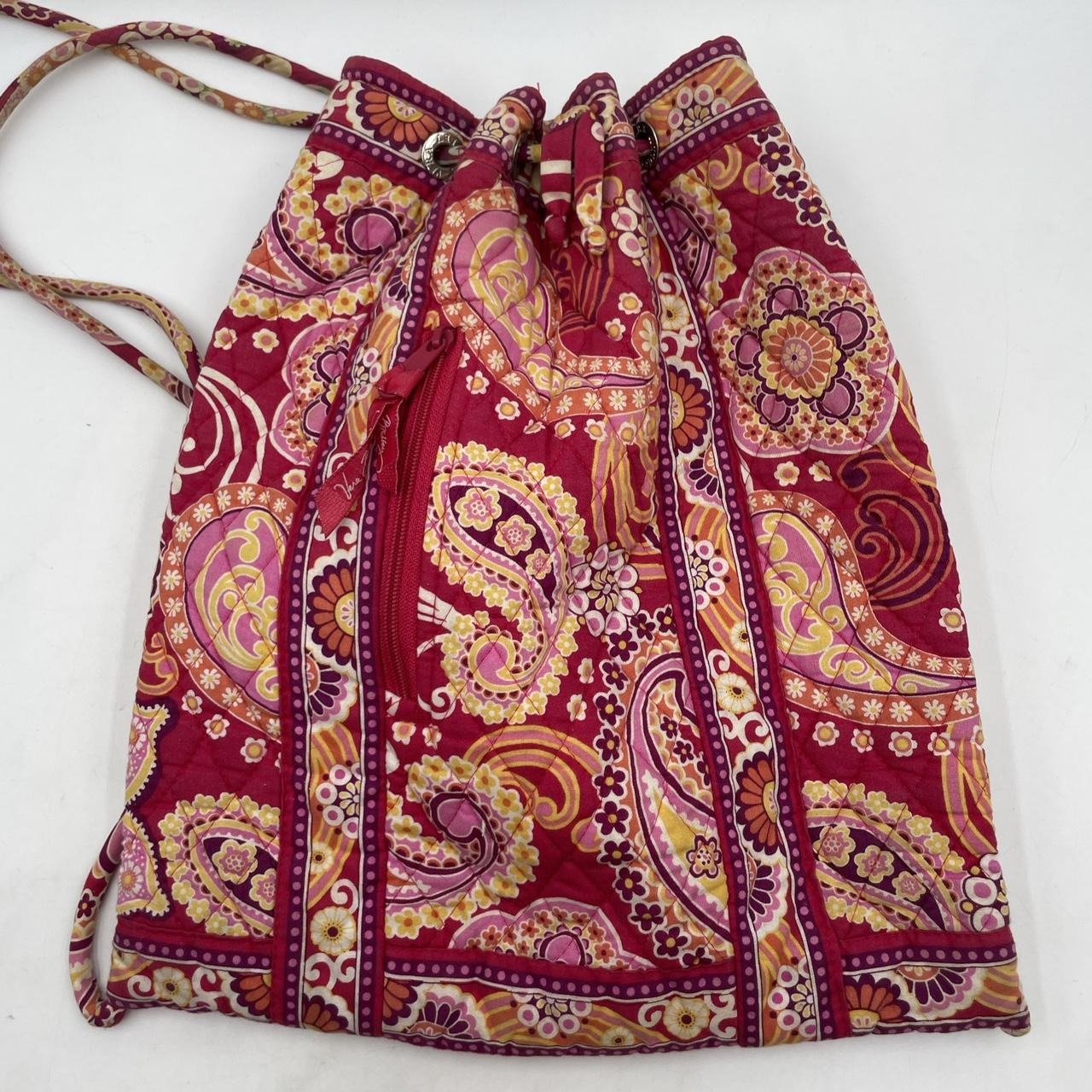 Vera Bradley drawstring saving backpack