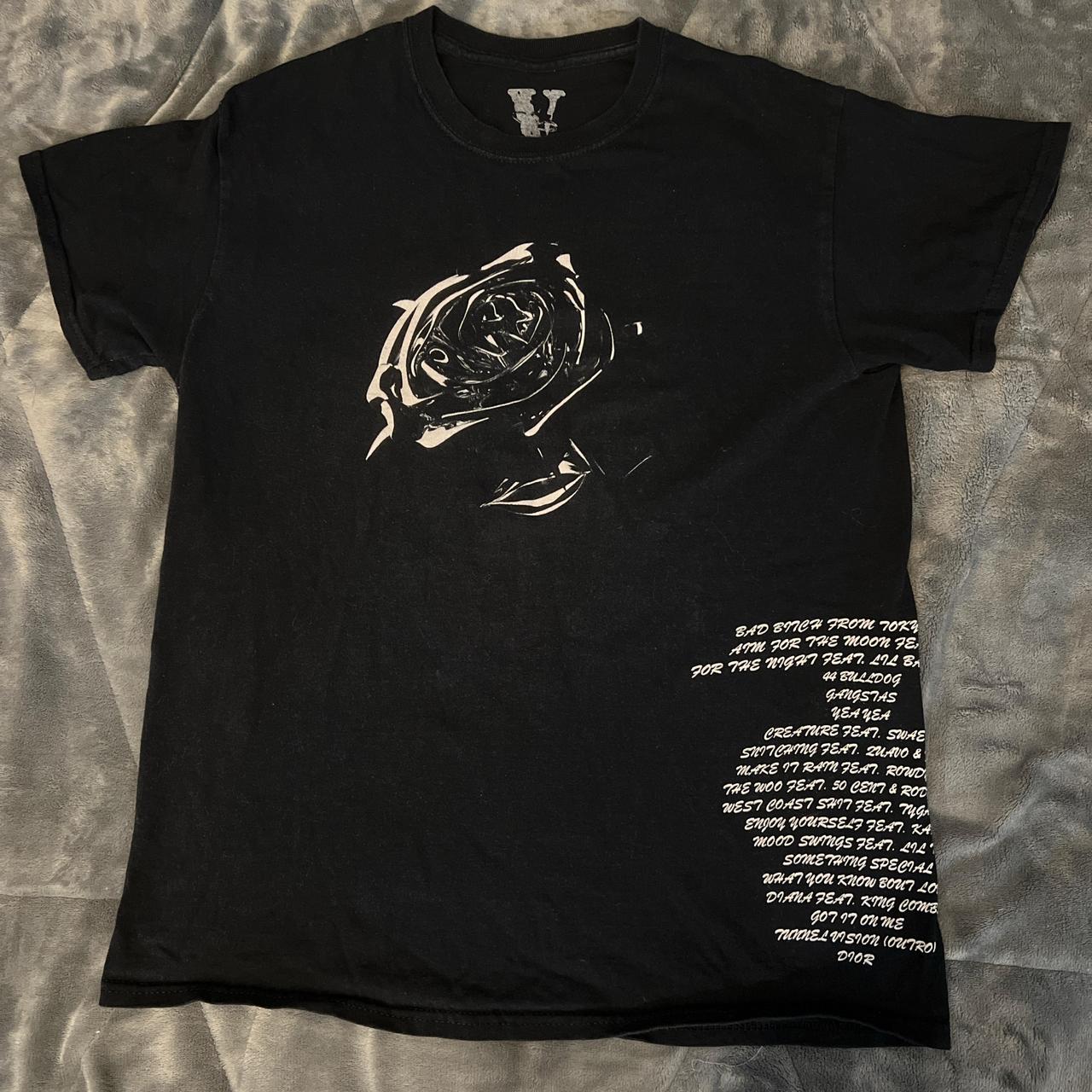 Pop smoke x Vlone 2024 Tracklist Tee