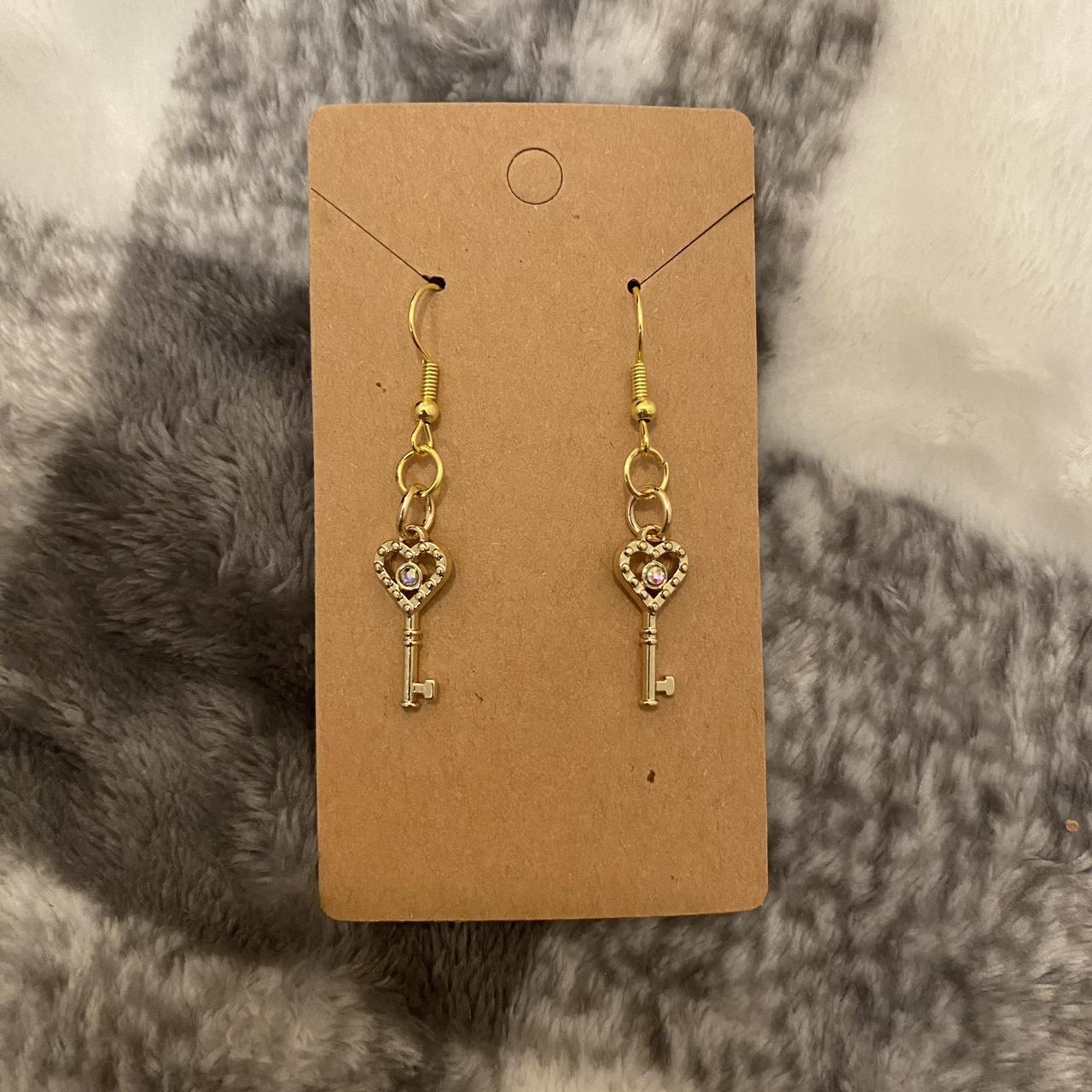 Women's Key Dangle Earrings