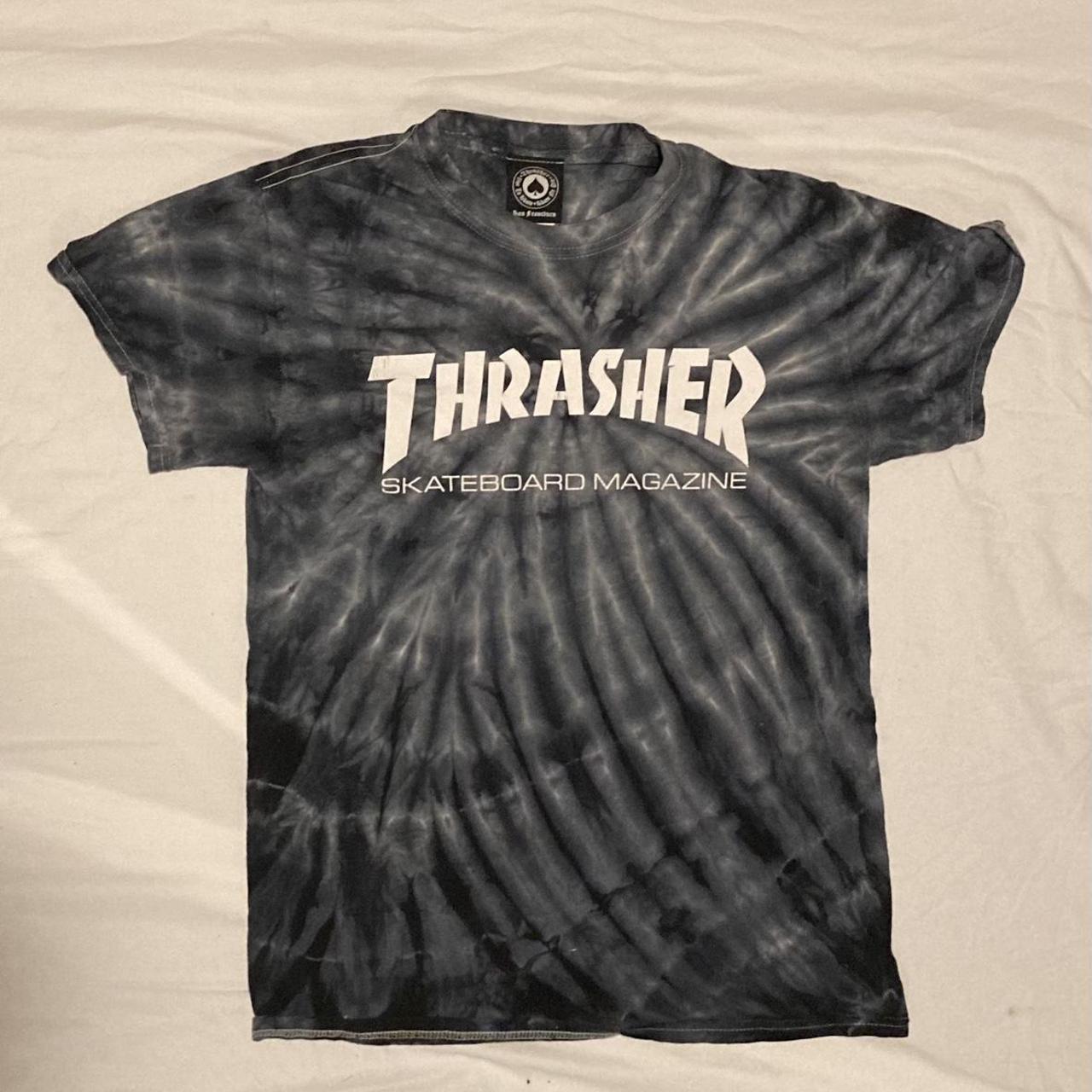 thrasher shirt tie dye