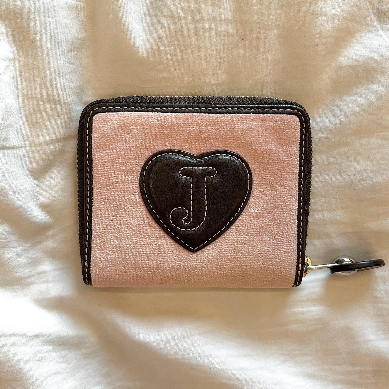 Juicy Couture Women's Pink and Brown Wallet-purses | Depop