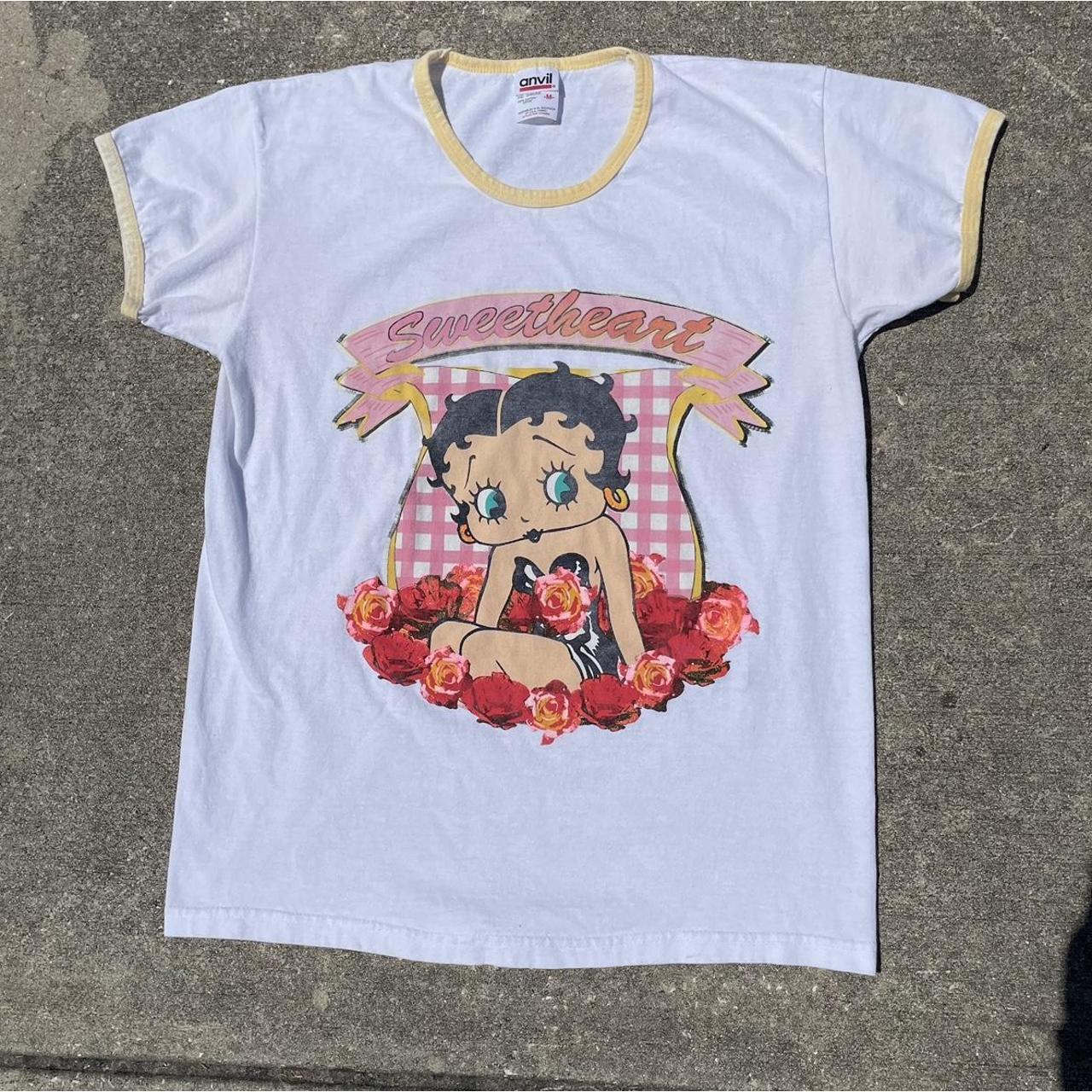 Betty Boop - I Love Betty Womens T-Shirt In Pink - Foto 7