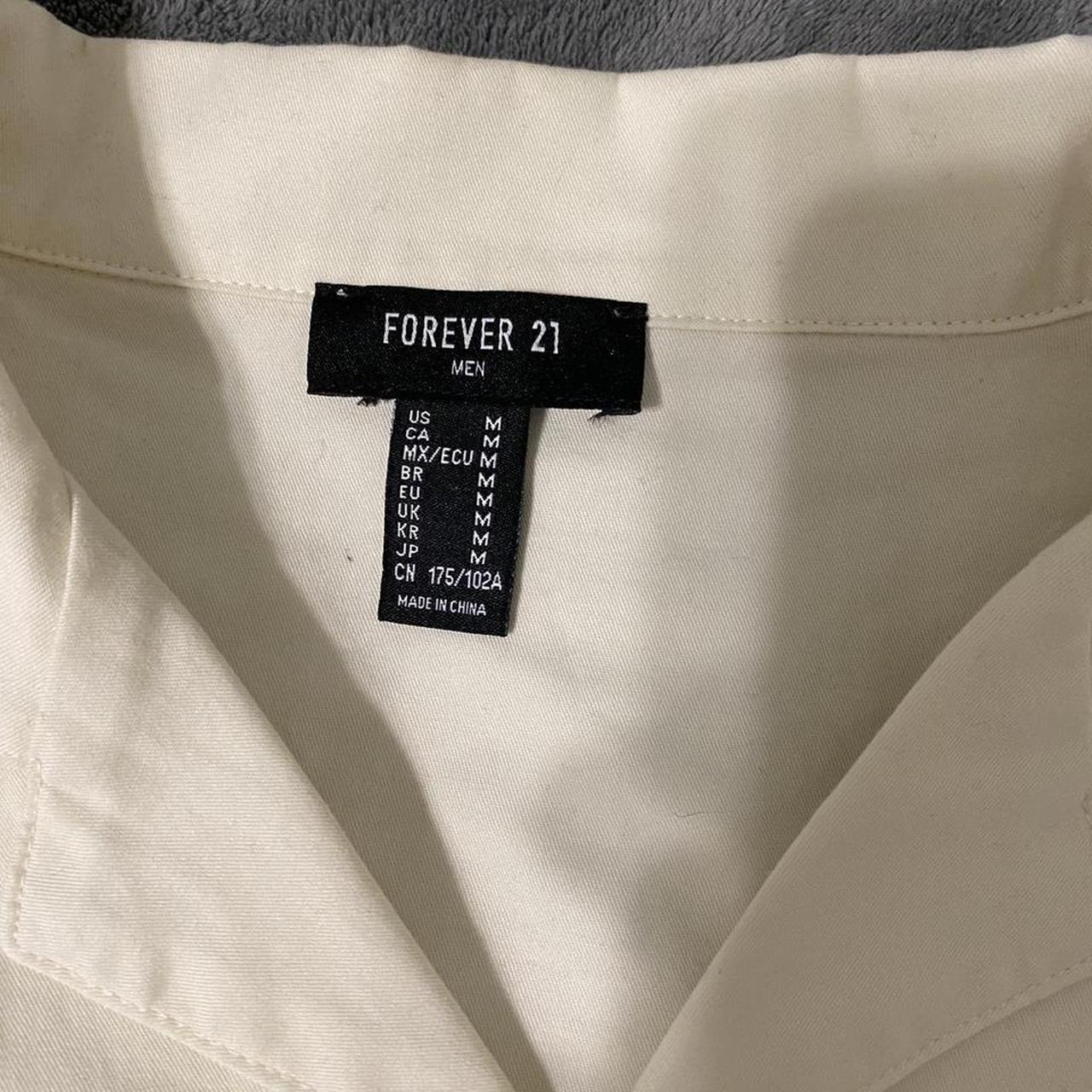 Forever 21 Men's White Shirt | Depop