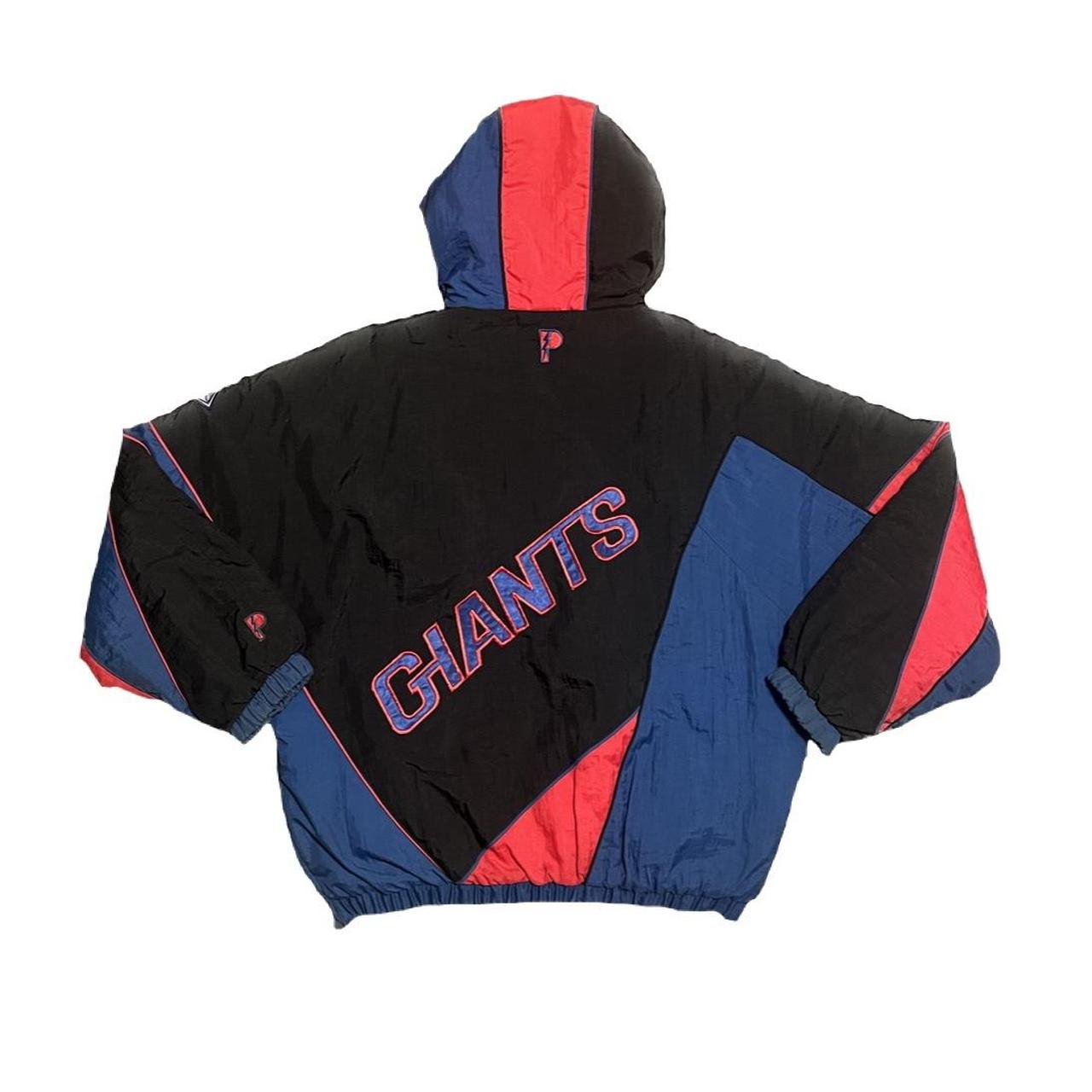 Vintage Logo Athletic New York Giants puffer jacket - Depop