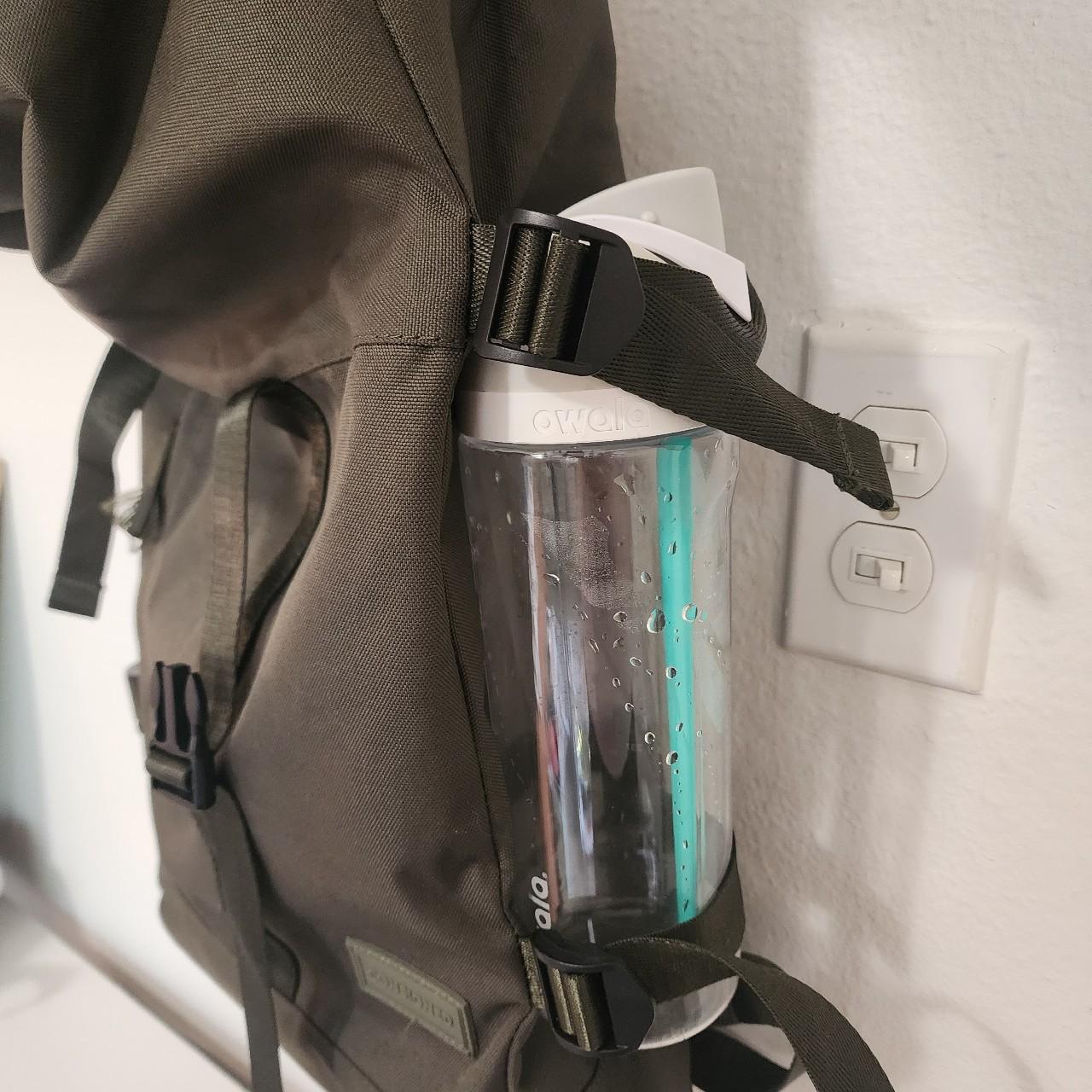 Army Green Consigned RollTop Laptop Backpack for... Depop