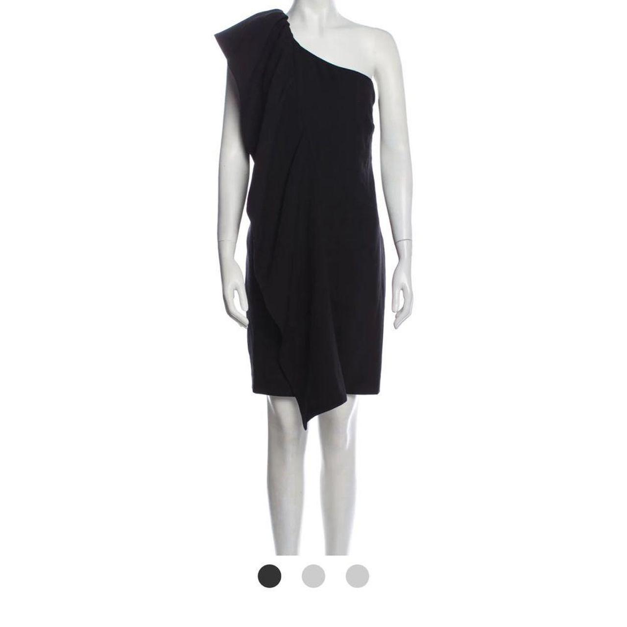 Calvin klein ruffle shoulder dress best sale