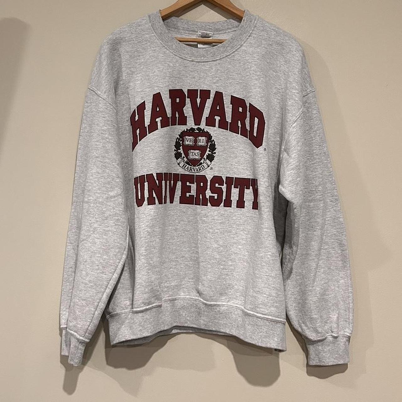 Harvard University Crewneck Sweatshirt Size L - 23... - Depop