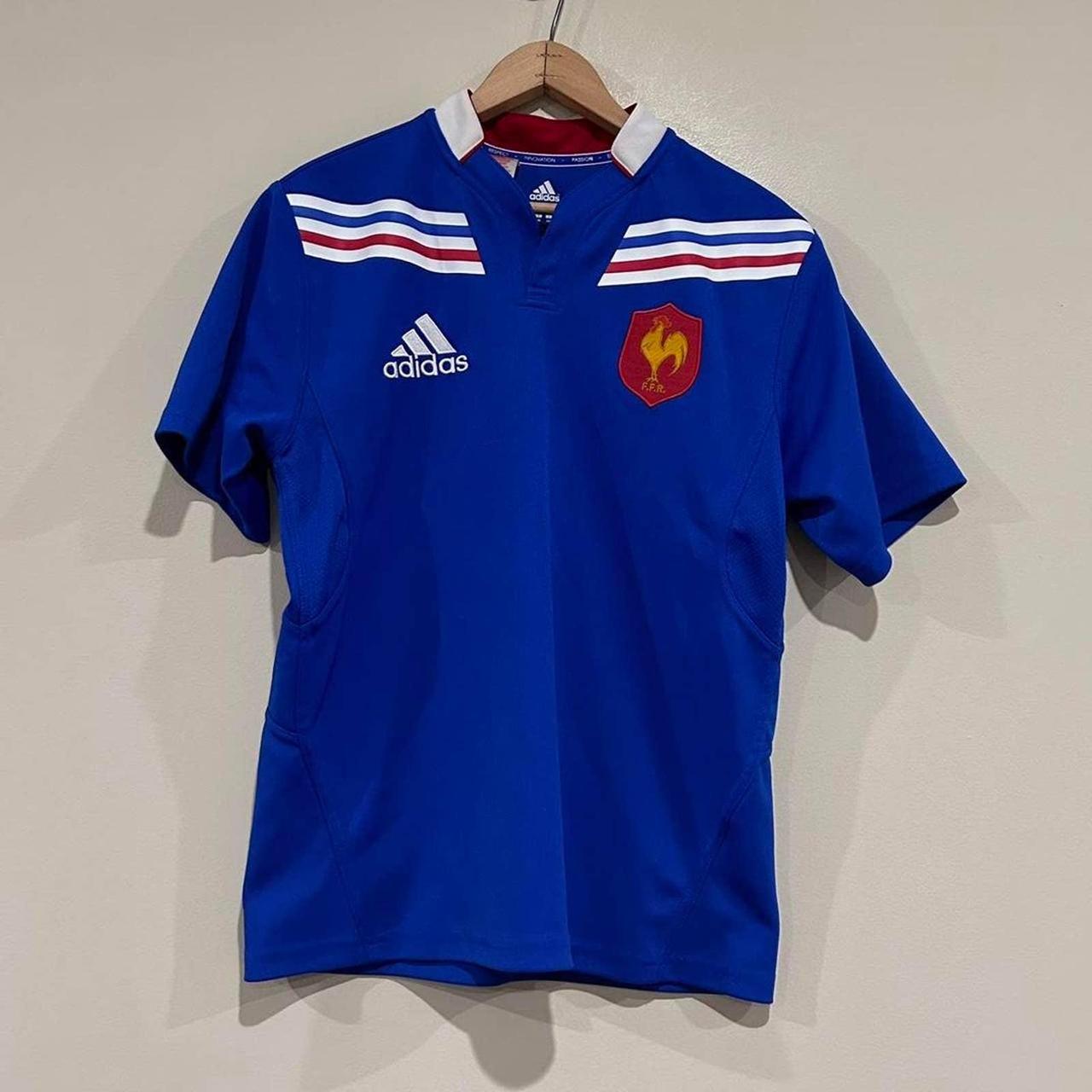2013 Adidas France Rugby Shirt Jersey Youth L 19... Depop