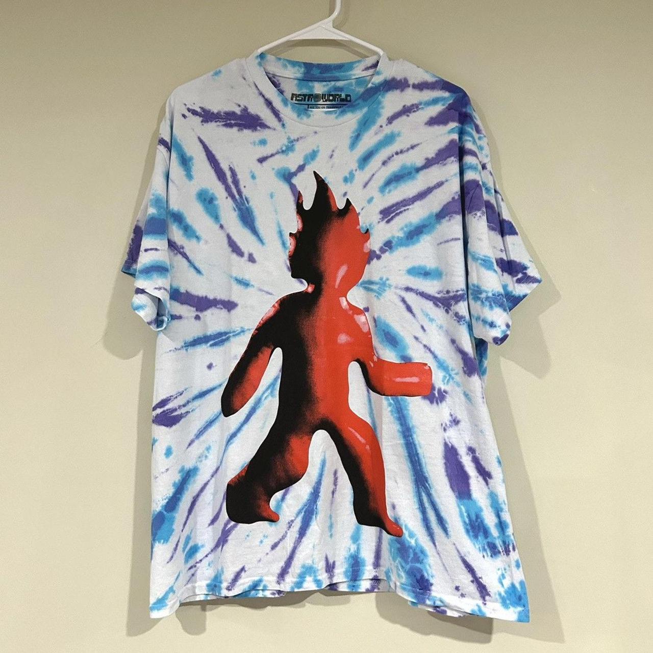 Tシャツ・カットソー Travis Scott The Scotts World Tie Dye T-shirt Travis Scott Cactus Jack The Scotts World T-Shirt Tie Dye