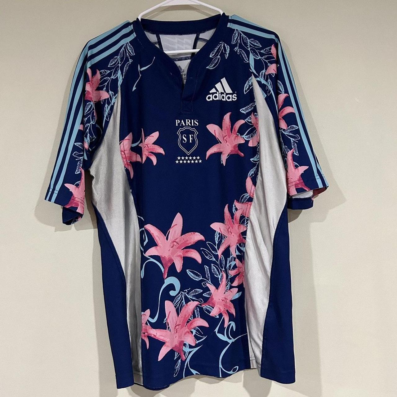 Adidas Paris Stade Francais Rugby Jersey Tag XL but