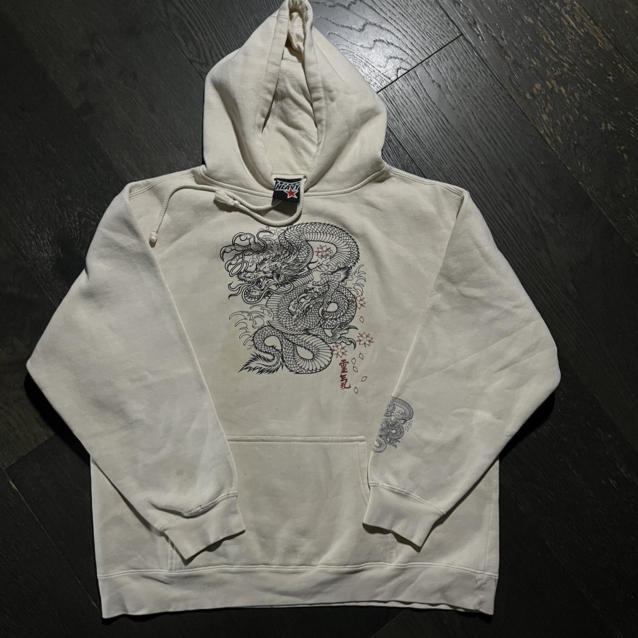 Graphic Bee Patched Hoodie by LV - BRAND NEW This - Depop