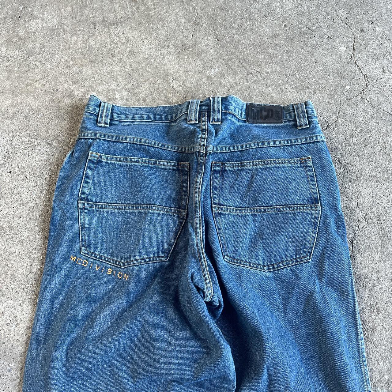 Dope pair of crazy baggy Jnco stlye denim with dope... - Depop