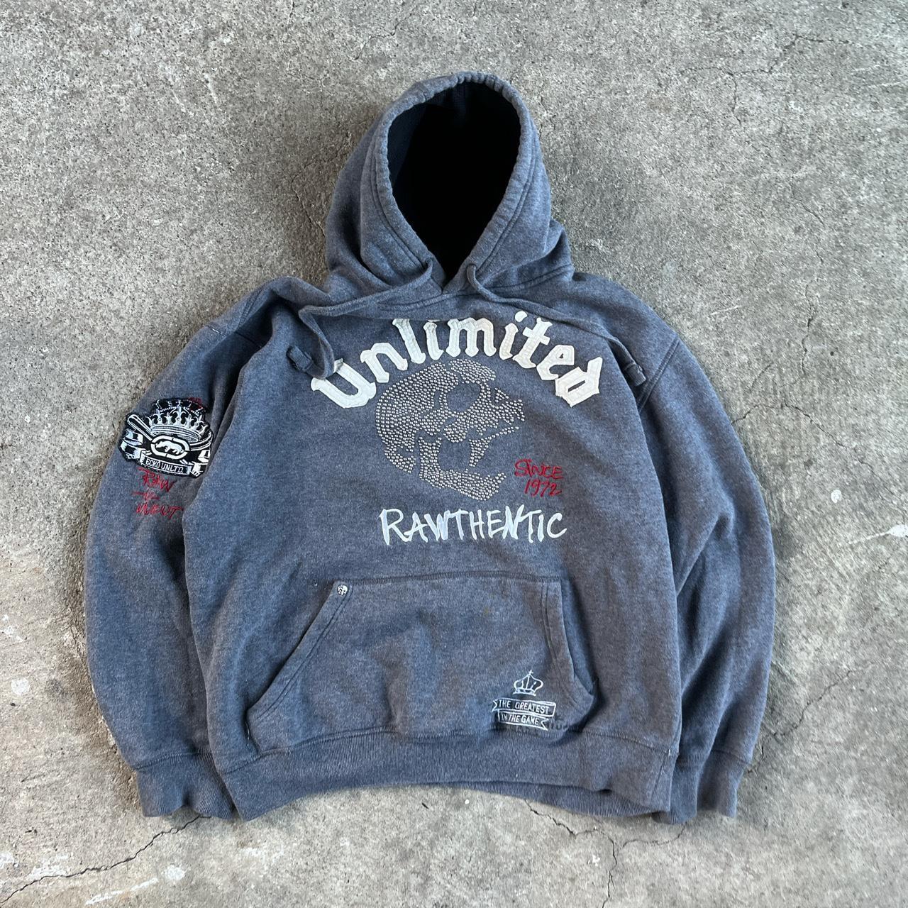 Dope early 2000s y2k skull rhinestone ecko unltd.... - Depop