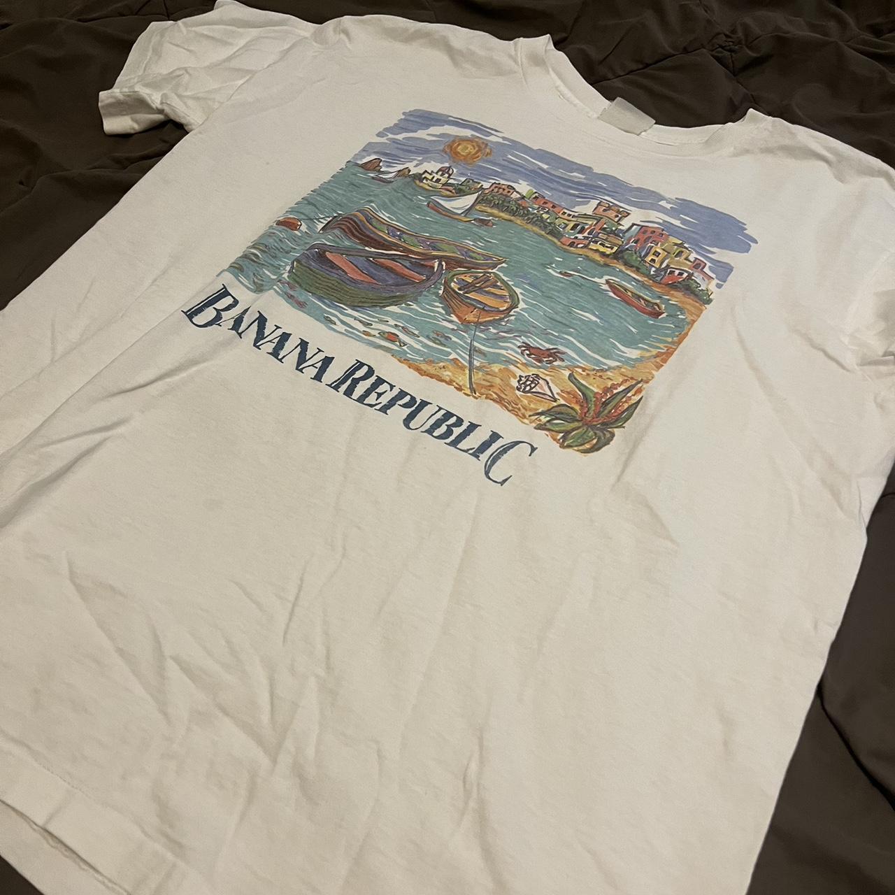 Vintage Banana Republic T Shirt Large - Depop