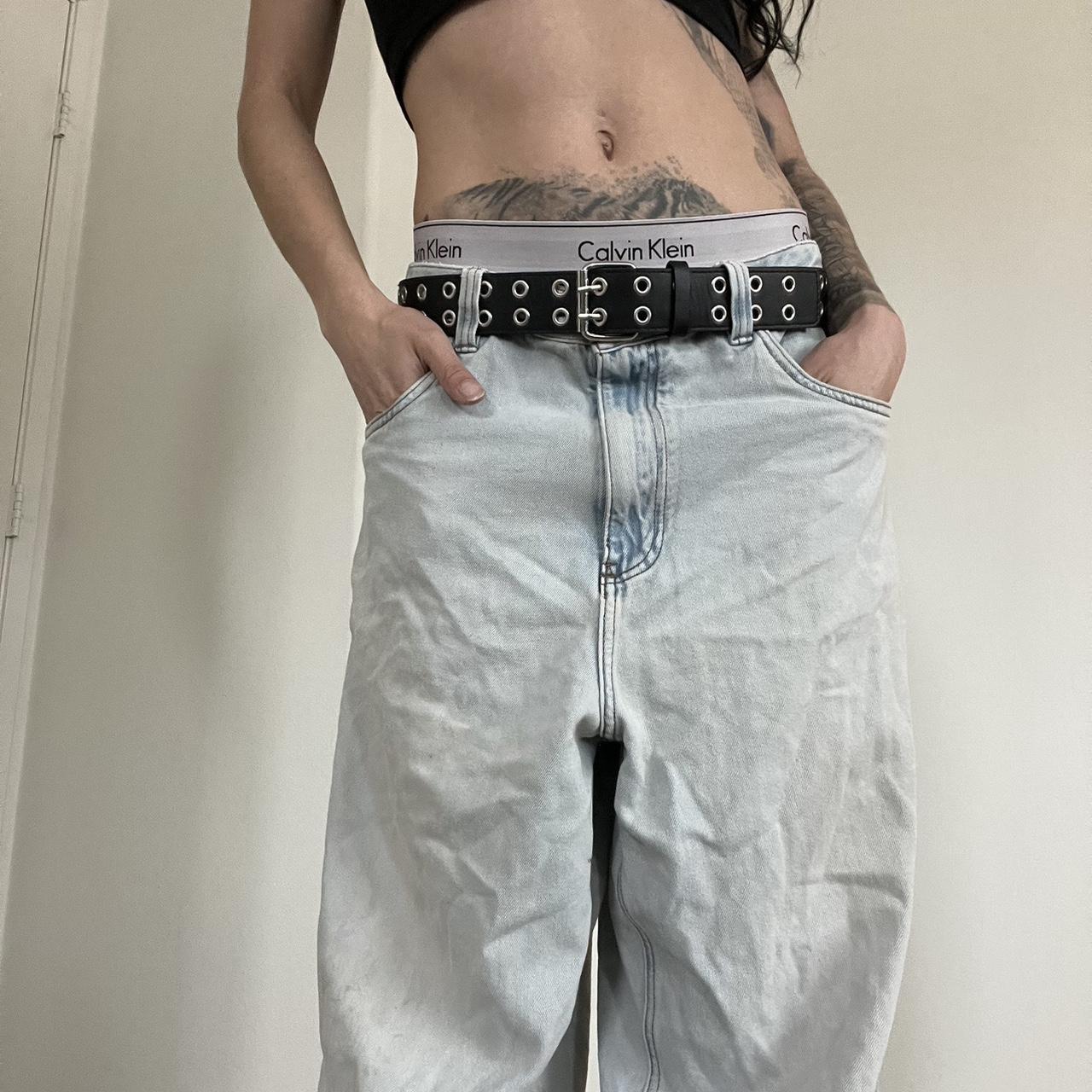 Insanely baggy super light wash Empyre jeans! Such a... - Depop
