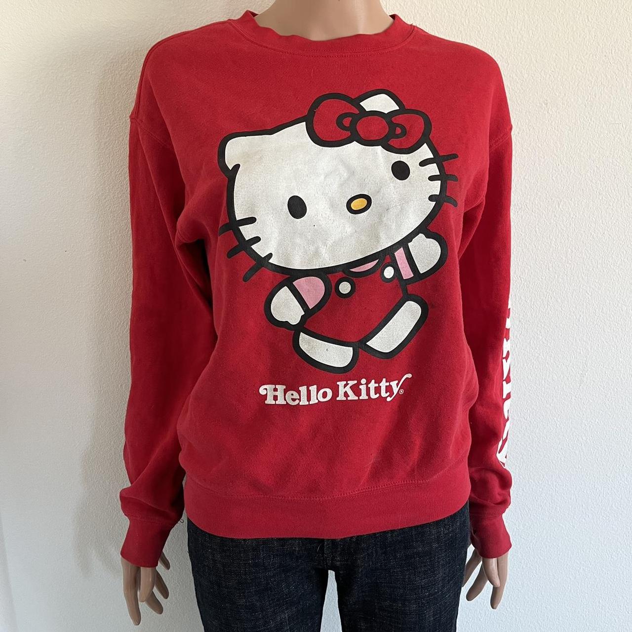 Adorable Hello Kitty Crewneck! Love The Massive... - Depop