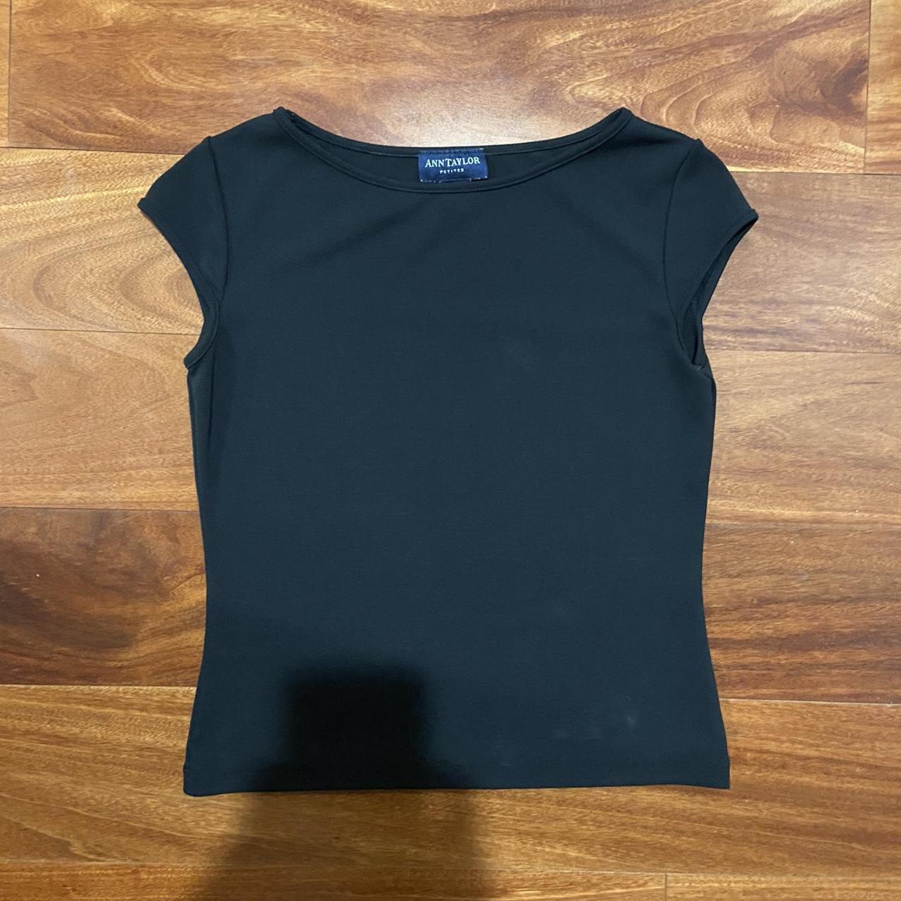 Ann Taylor Women's Black Shirt Depop