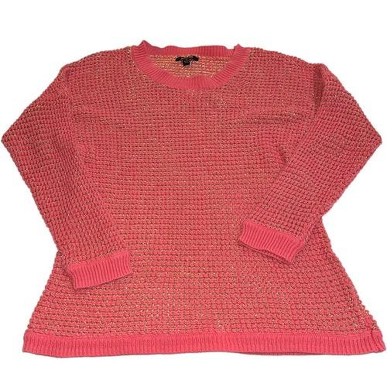 Apt. 9 Women's Sweater - Pink/Gold - S – Apt. 9 O… - image 1