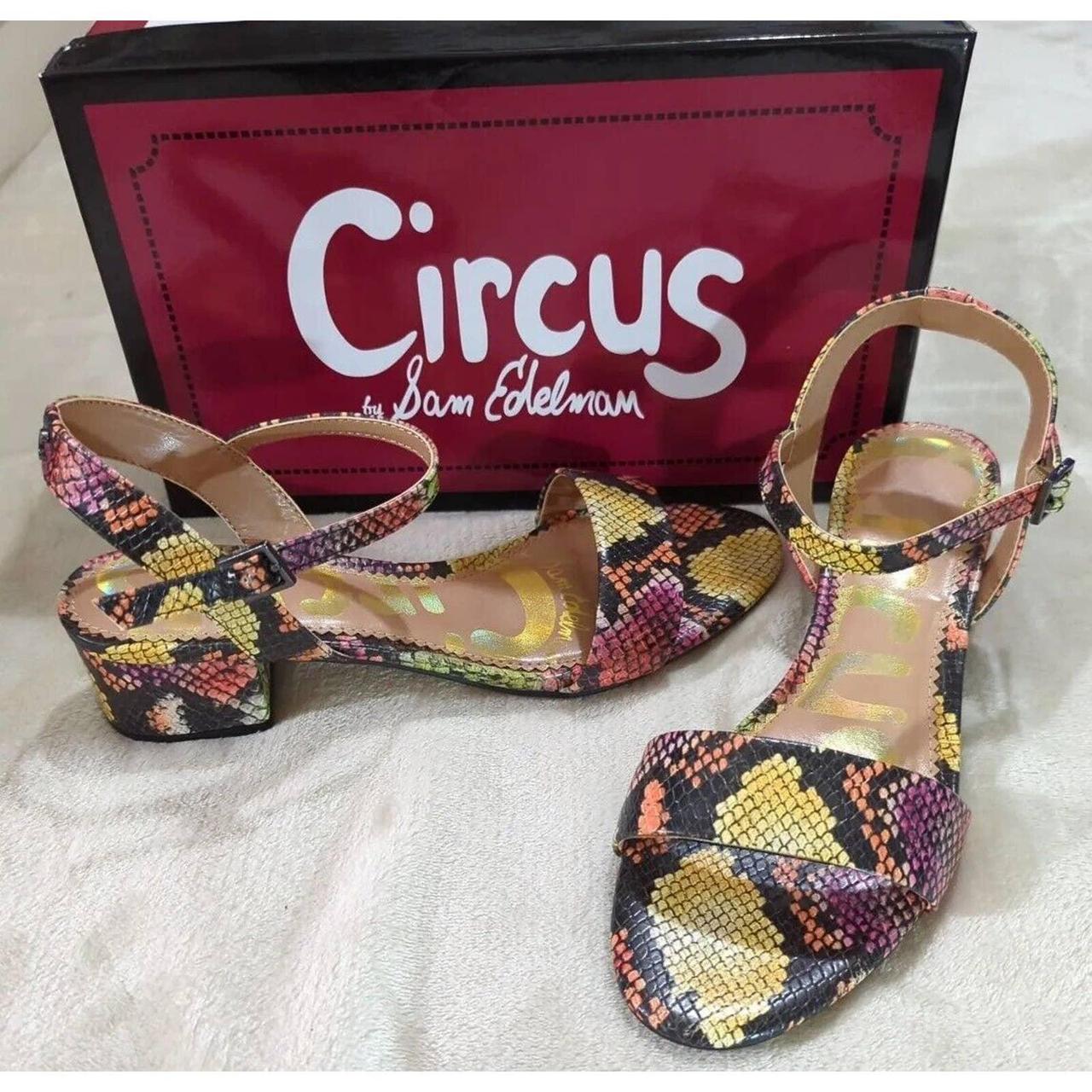 Circus Sam Edelman Ibis Multi Colored Faux Snakeskin Depop