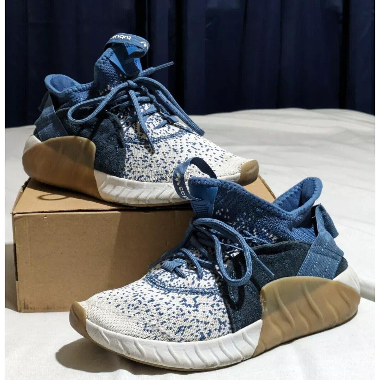 Adidas tubular primeknit blue best sale