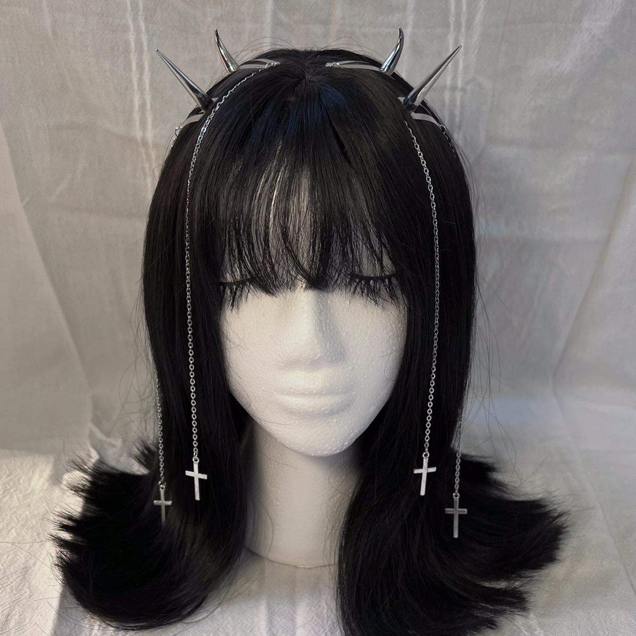 Studded spike horn hair clips Let me know if you... Depop