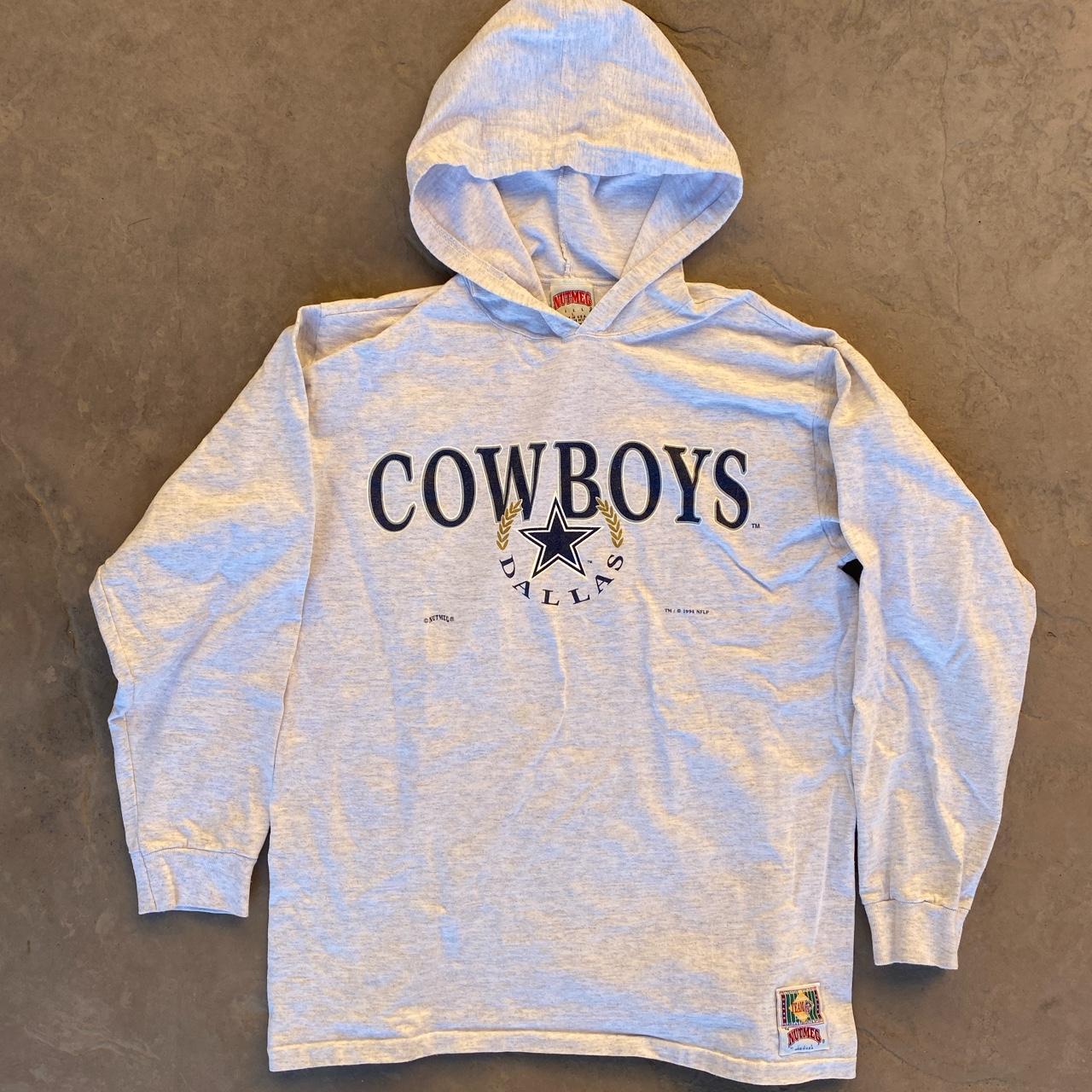 Vintage 90s Dallas Cowboys Hoodie XL PLEASE READ: - Depop