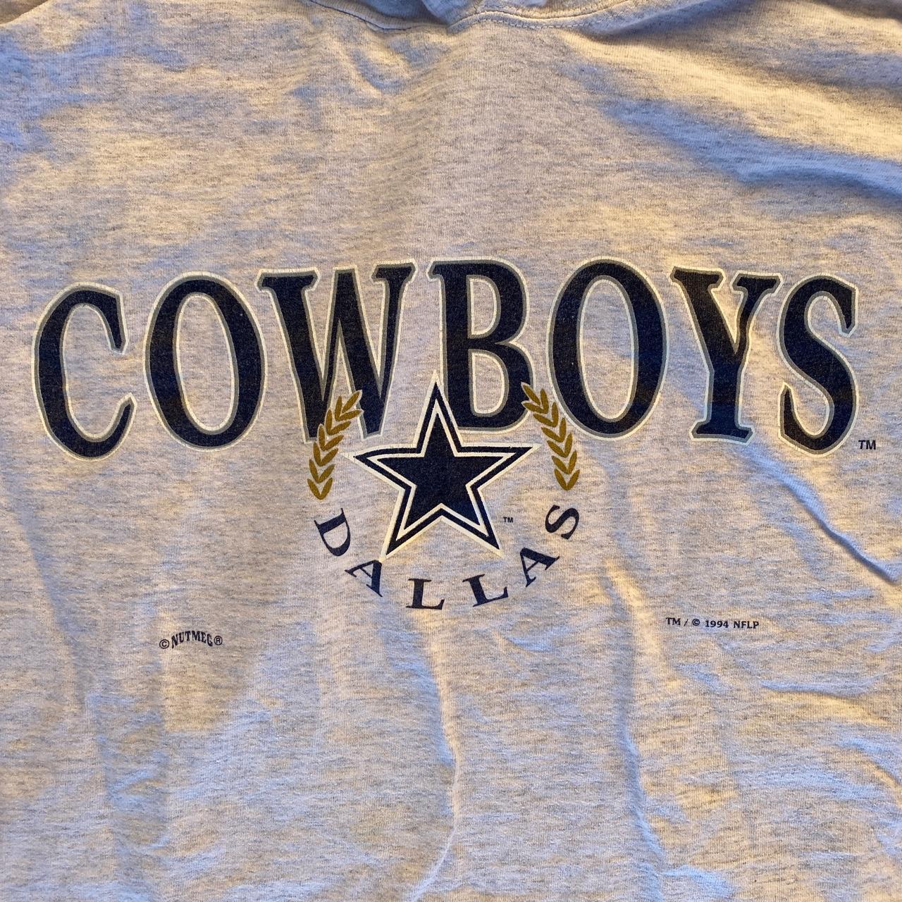 Vintage 90s Dallas Cowboys Hoodie XL PLEASE READ: - Depop