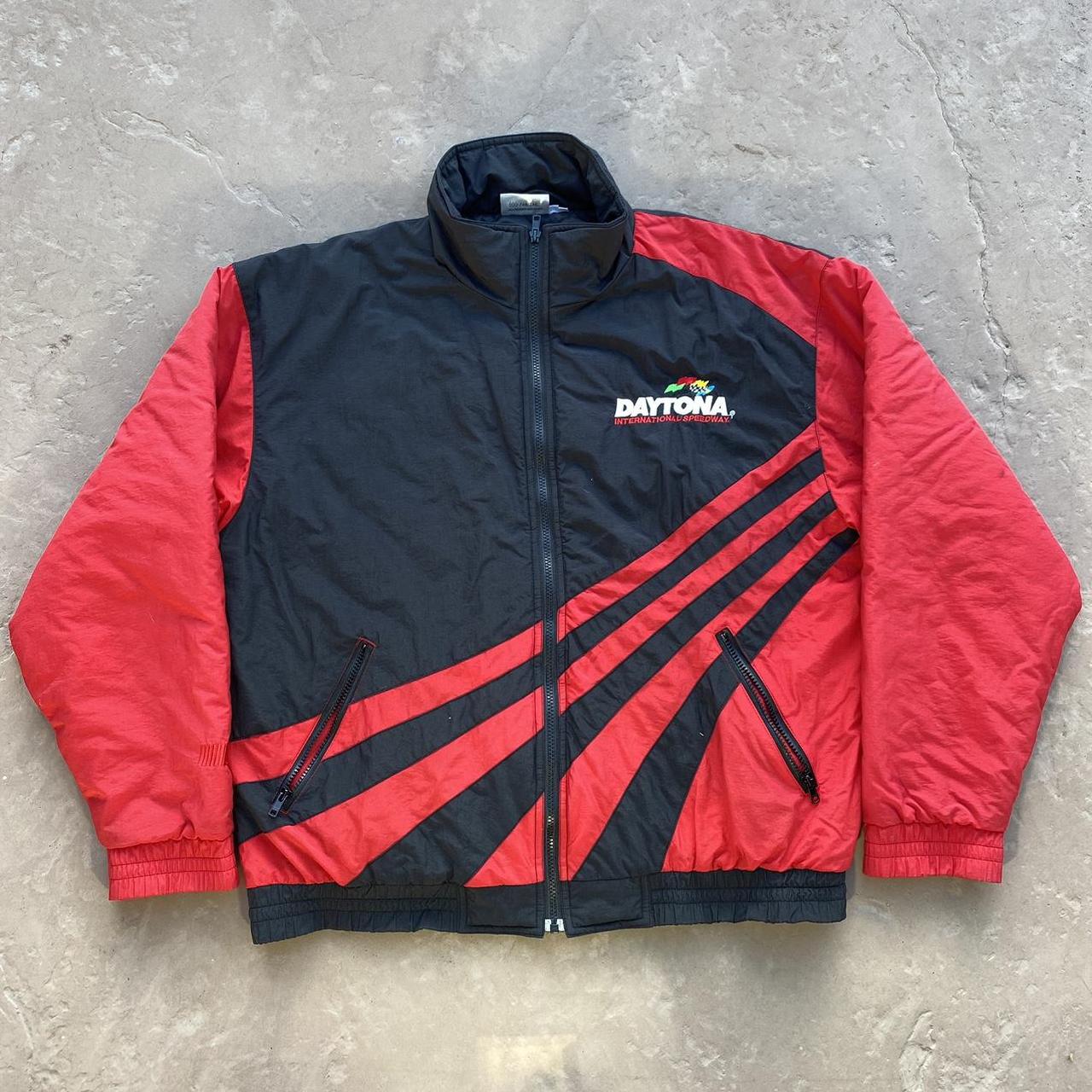 Men's Black and Red Jacket | Depop