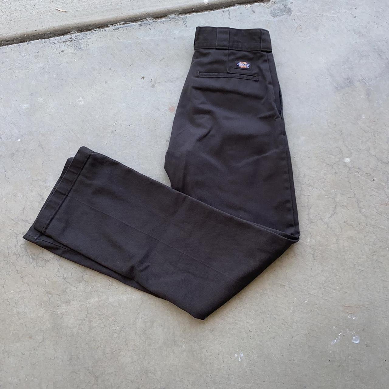 Brown Dickies Pants 874 great condition size: not... - Depop