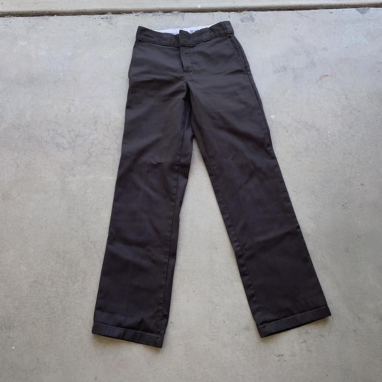 Brown Dickies Pants 874 great condition size: not... - Depop
