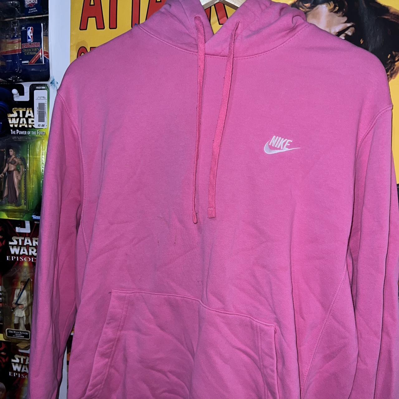 mens light pink nike hoodie