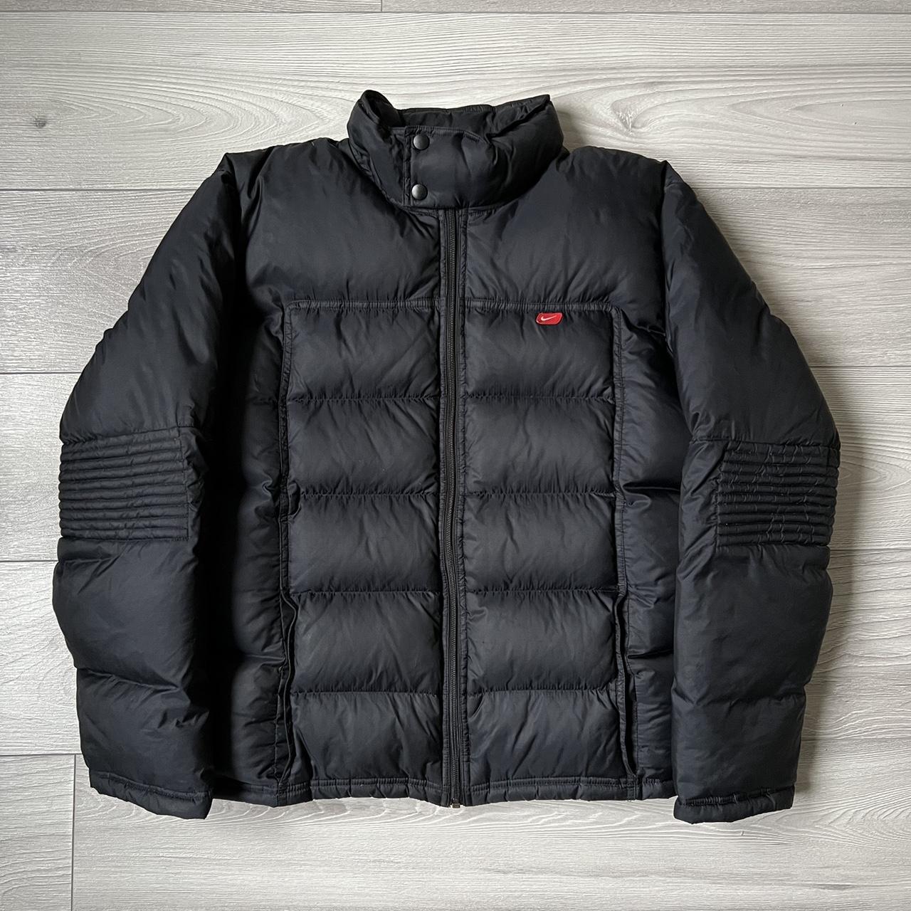 Nike Men's Black and Red Jacket Depop